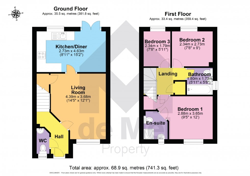 Floorplan for Fossebridge Place, Cheltenham