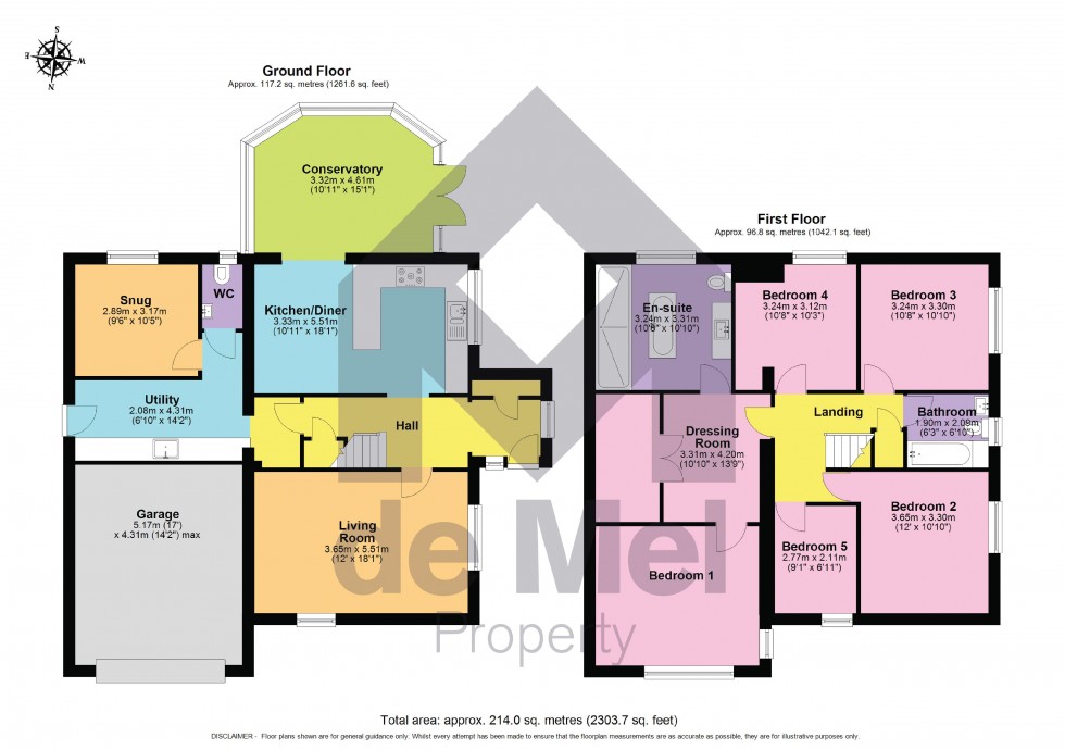 Floorplan for Knights Way, Tewkesbury