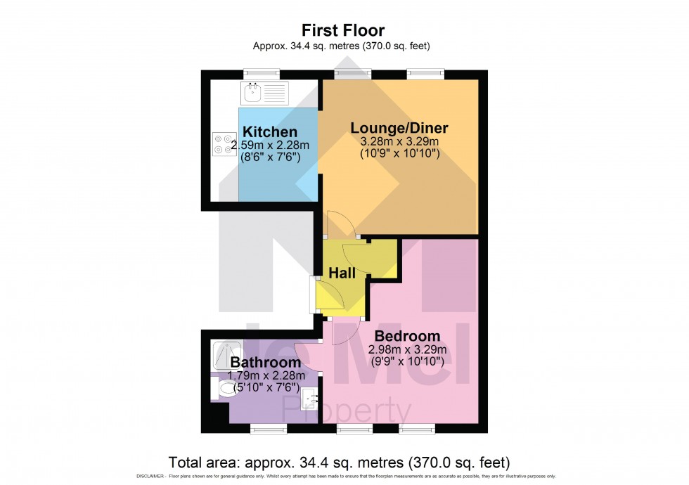 Floorplan for Barton Road, Tewkesbury