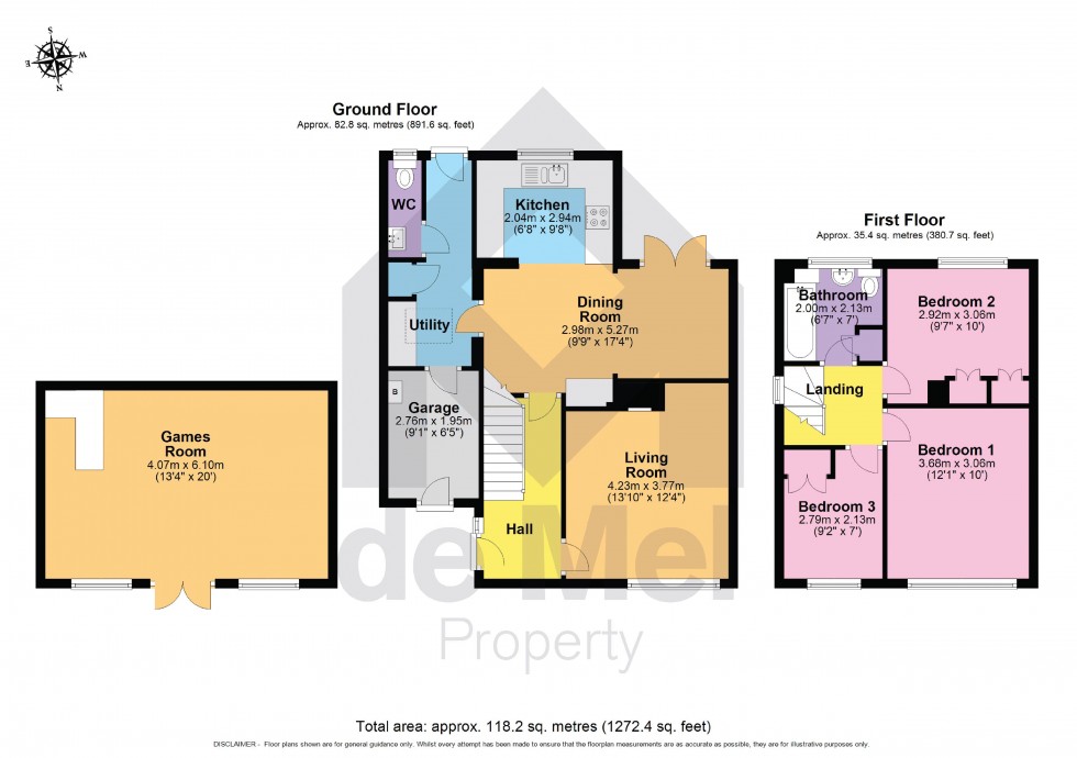 Floorplan for Brymore Close, Prestbury