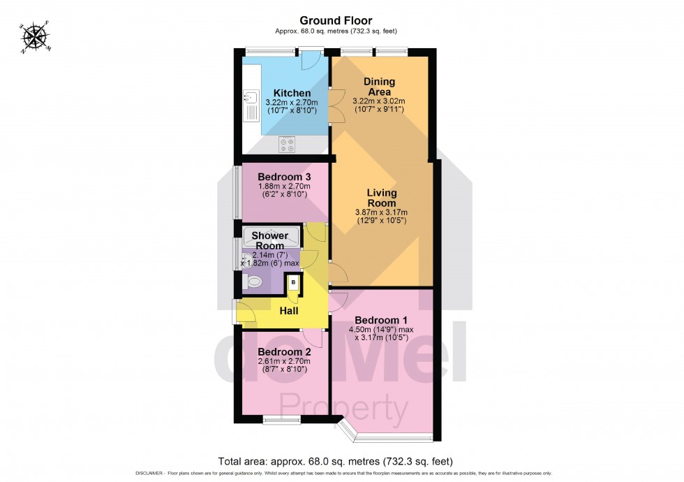 Floorplan for Langdale Road, Cheltenham