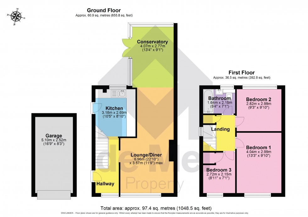 Floorplan for Brymore Close, Prestbury