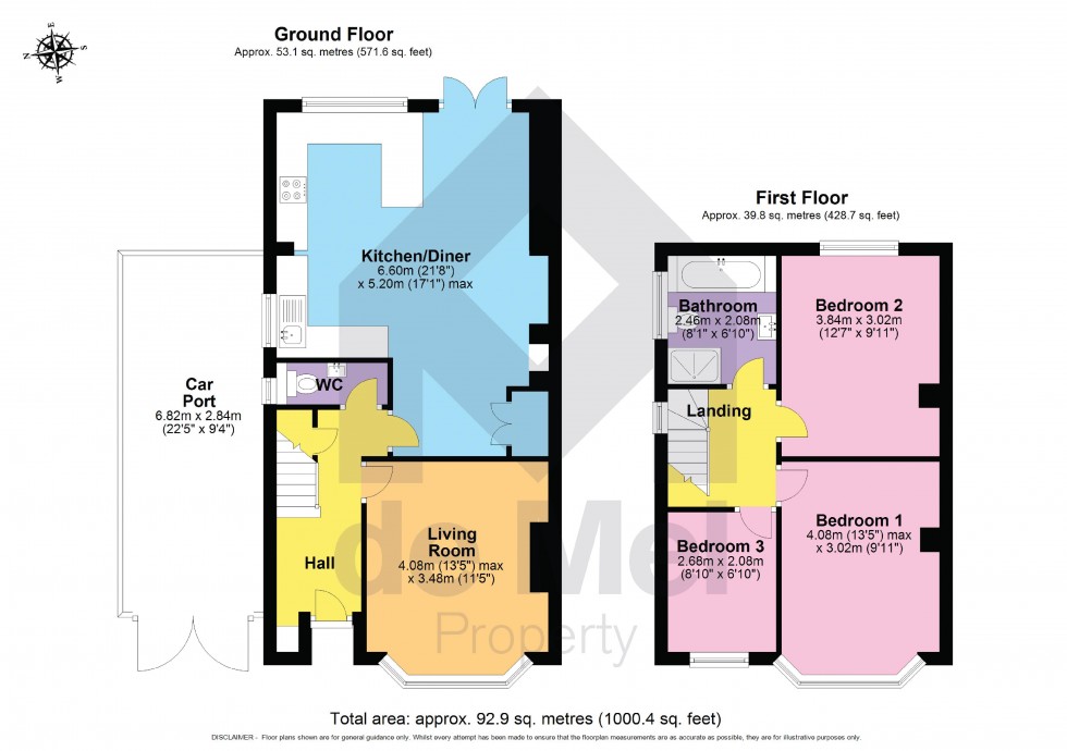 Floorplan for Brymore Close, Prestbury