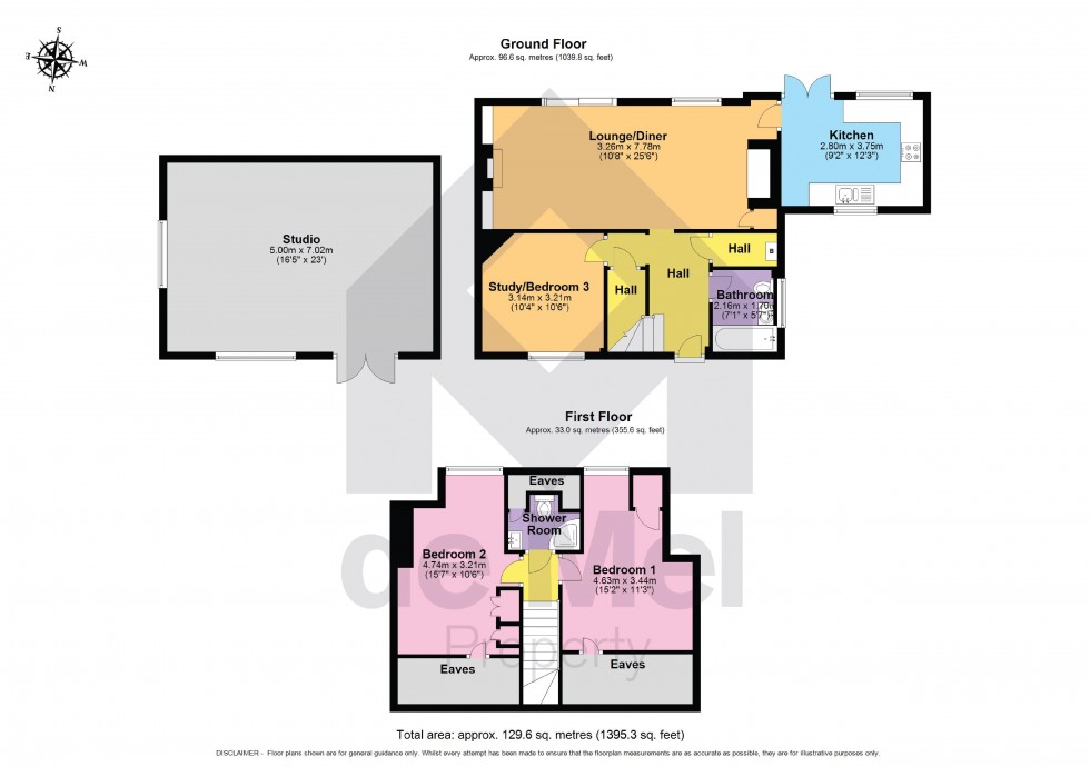 Floorplan for Stanley Cottages, Gretton