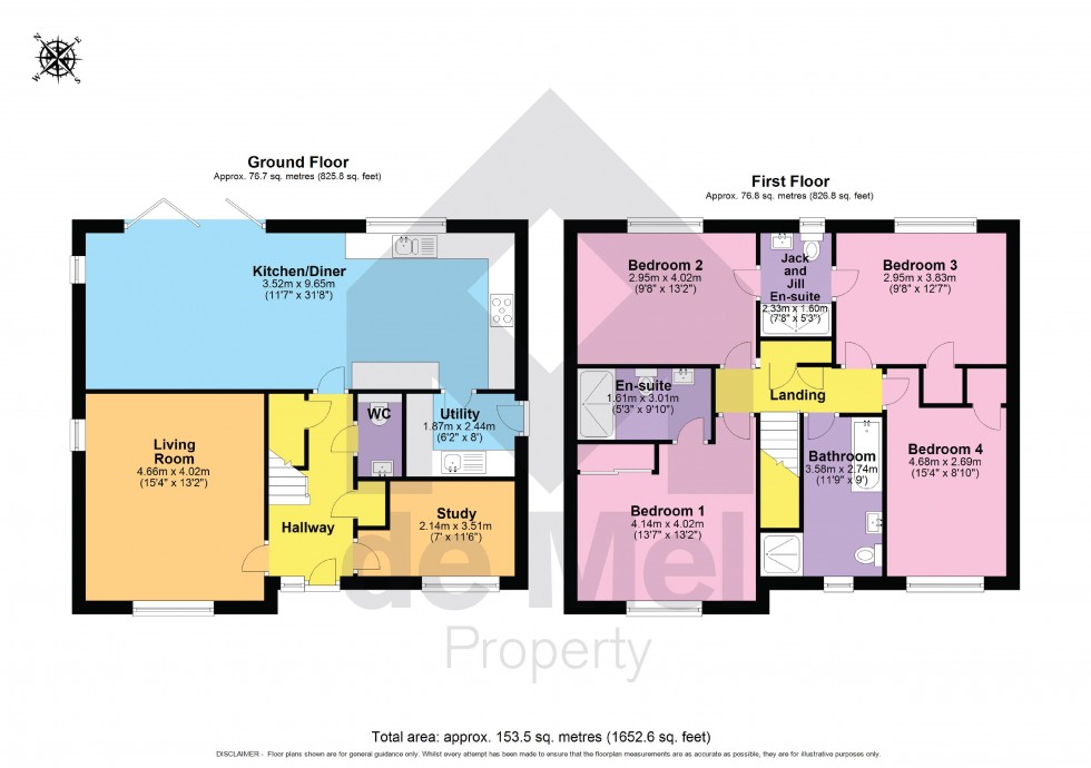 Floorplan for Two Hedges Road, Bishops Cleeve