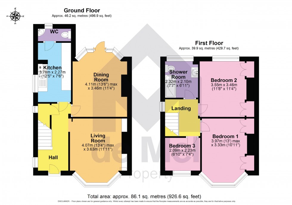 Floorplan for Cakebridge Road, Cheltenham