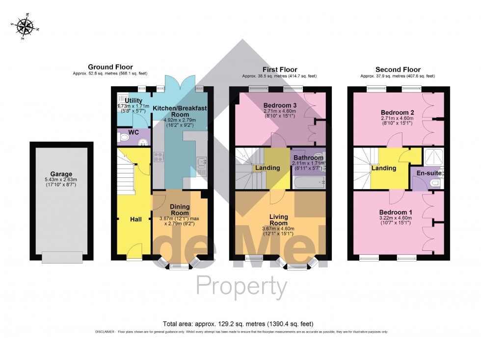 Floorplan for Lauriston Park, Cheltenham