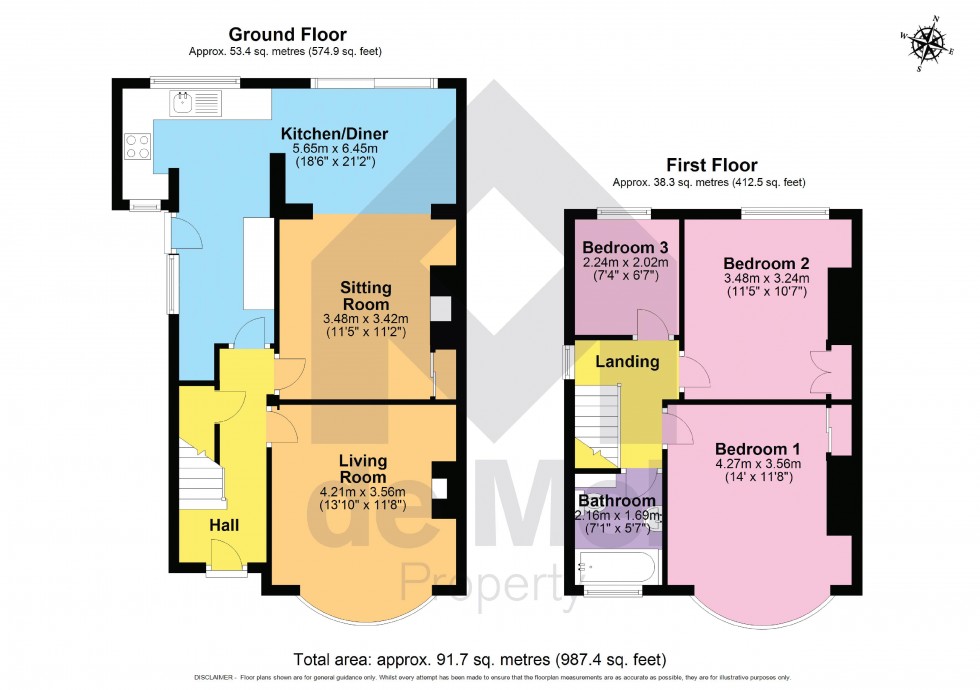 Floorplan for Langley Road, Winchcombe