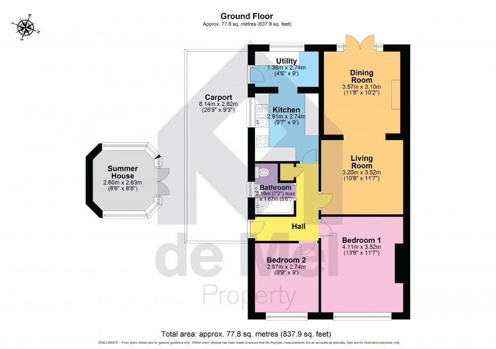 Floorplan for Quat Goose Lane, Swindon Village