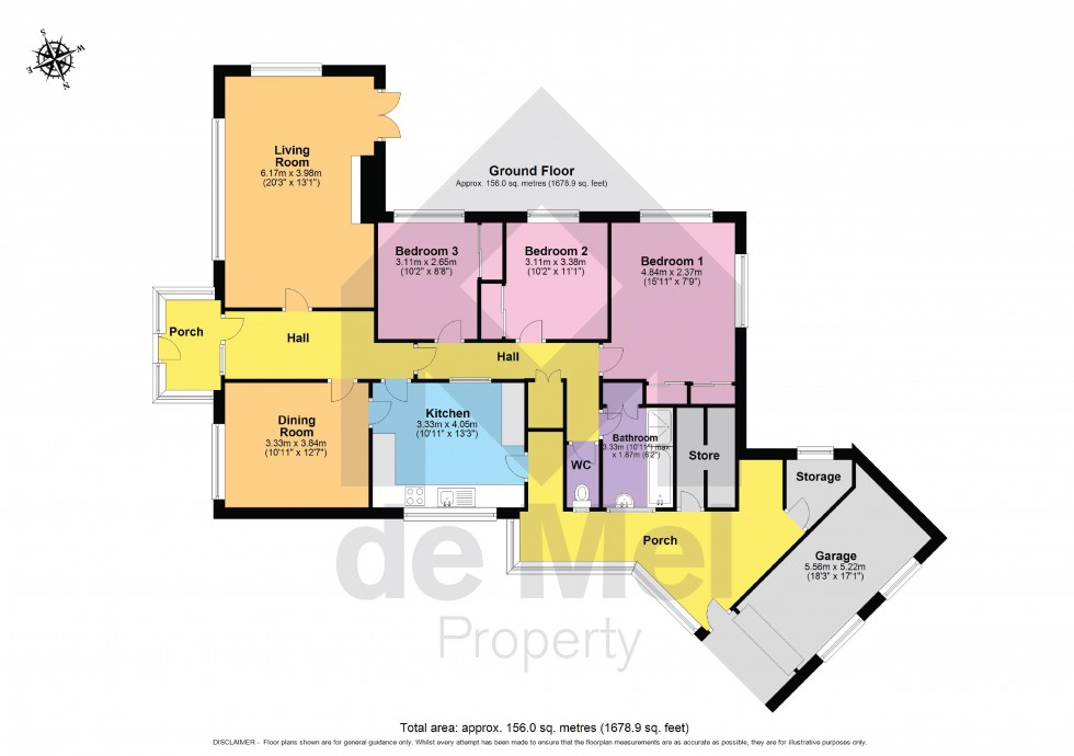 Floorplan for Kidnappers Lane, Leckhampton