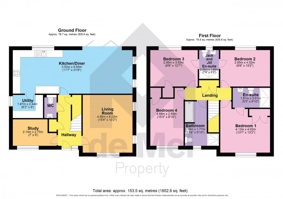 Floorplan for Two Hedges Road, Bishops Cleeve