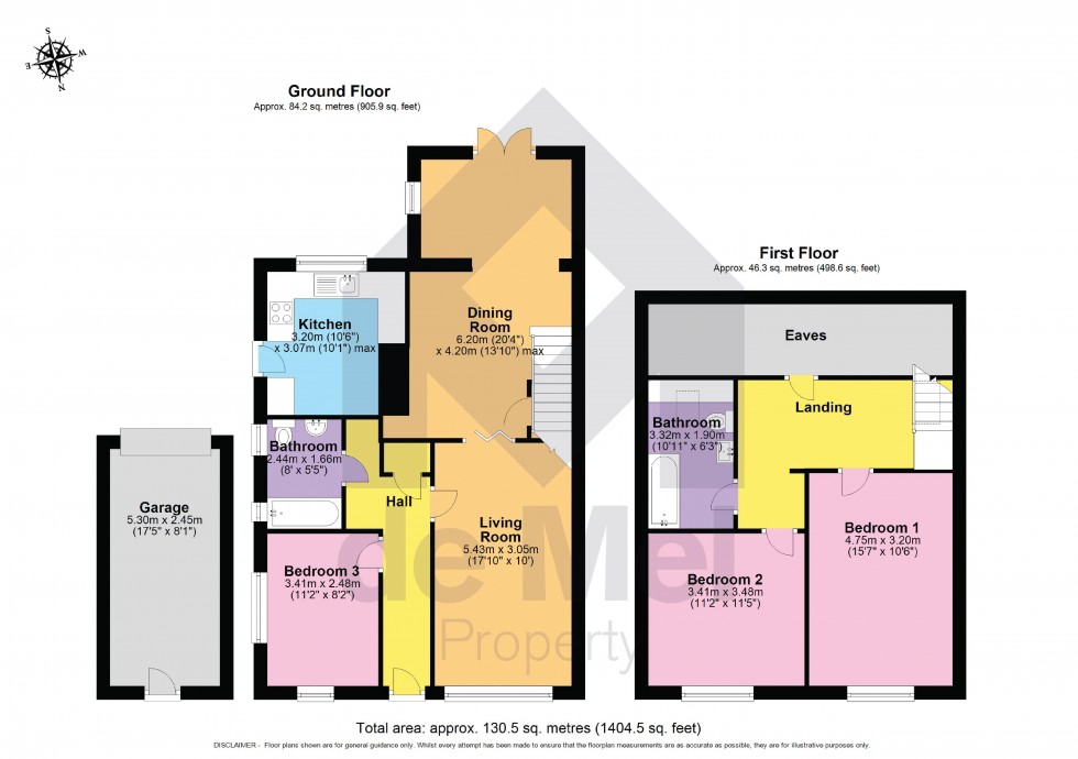 Floorplan for Longlands Close, Bishops Cleeve