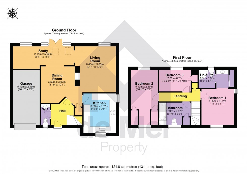 Floorplan for Snowshill Drive, Bishops Cleeve