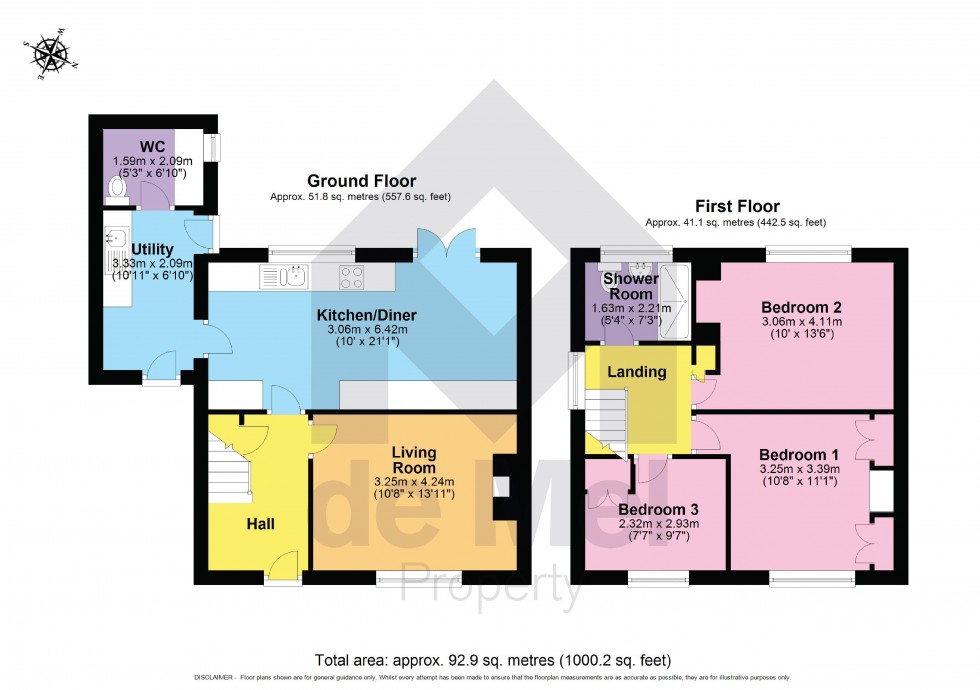 Floorplan for Priors Road, Cheltenham