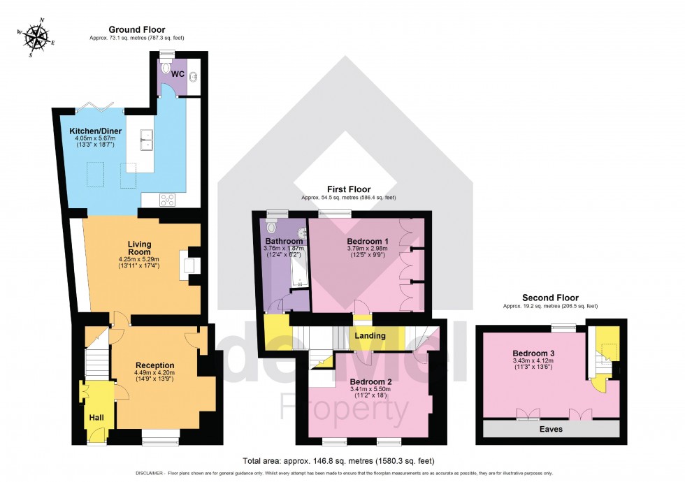 Floorplan for Gloucester Street, Winchcombe