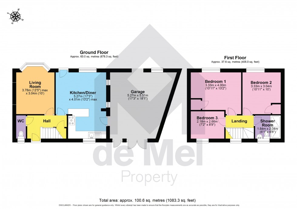 Floorplan for Meadoway, Bishops Cleeve