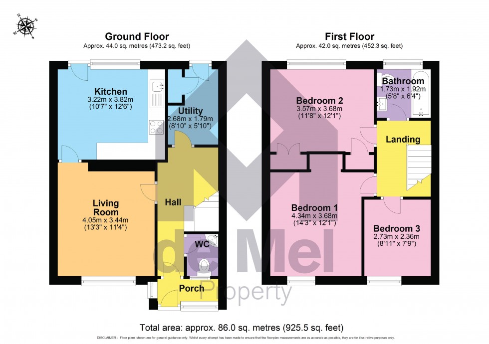 Floorplan for Ladysmith Road, Prestbury