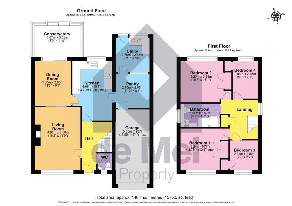 Floorplan for Kingston Drive, Cheltenham