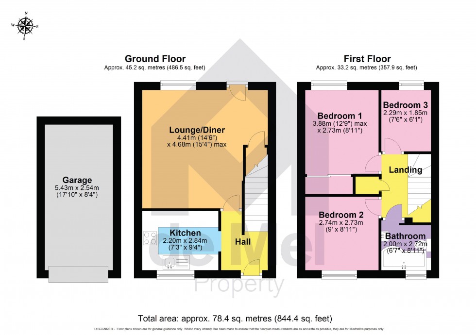 Floorplan for Deacons Place, Bishops Cleeve