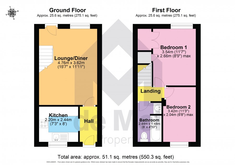 Floorplan for The Cornfields, Bishops Cleeve