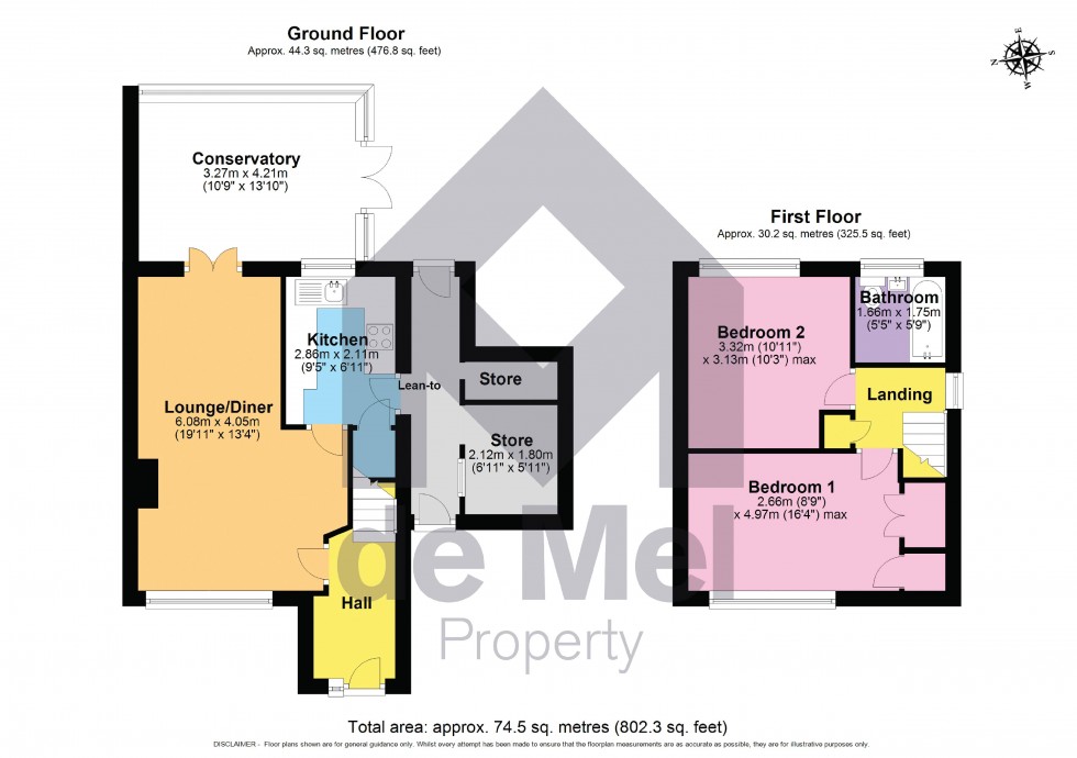 Floorplan for Linworth Road, Bishops Cleeve