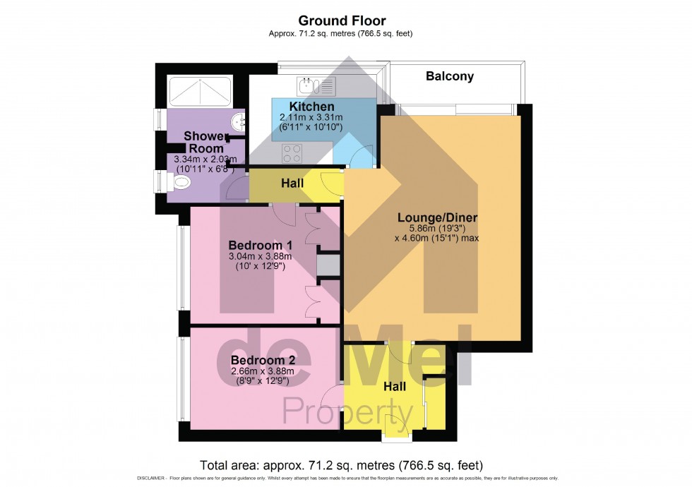 Floorplan for Albert Road, Cheltenham