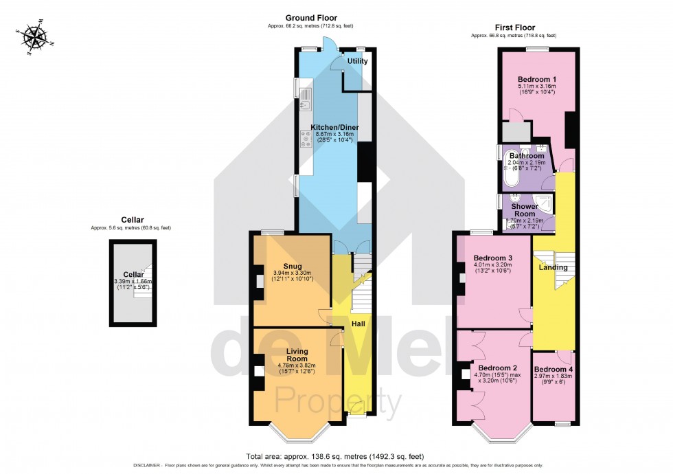 Floorplan for Leckhampton Road, Cheltenham