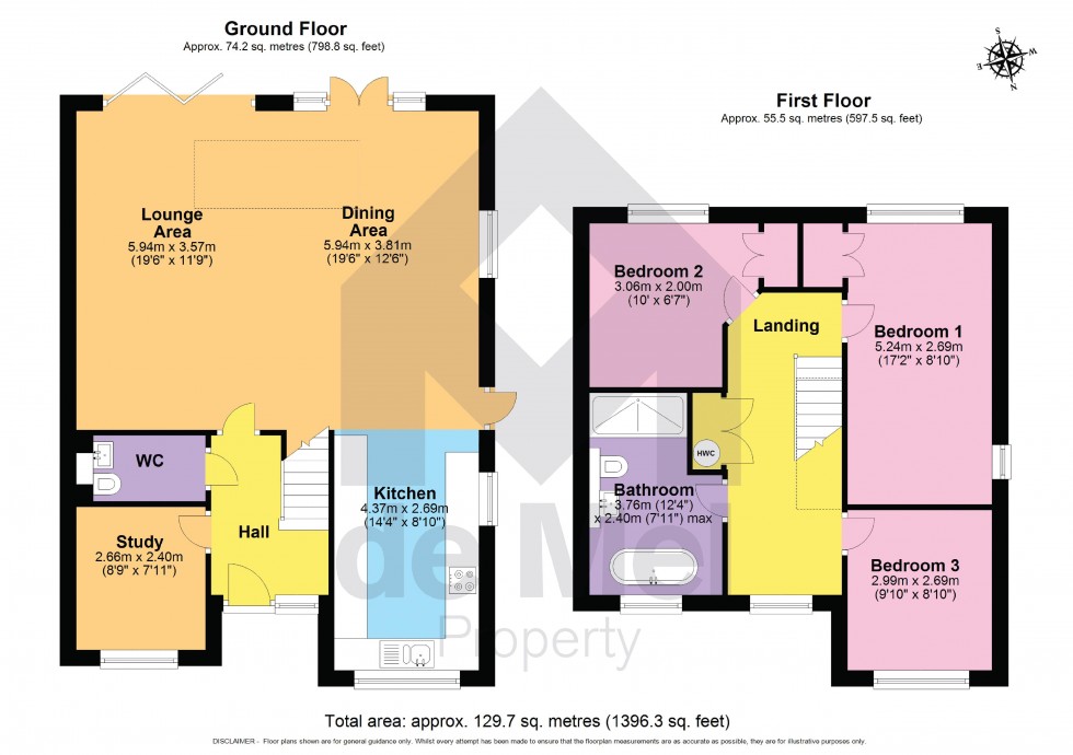 Floorplan for Beckford Road, Alderton