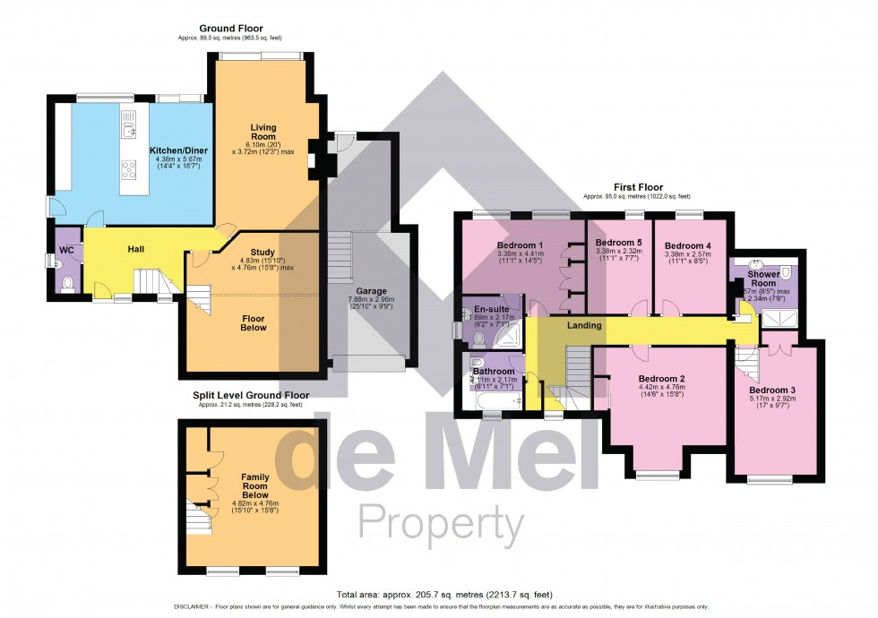 Floorplan for Hartlebury Way, Charlton Kings