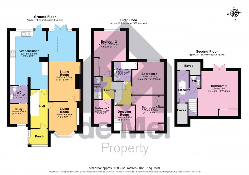 Floorplan for Meadoway, Bishops Cleeve