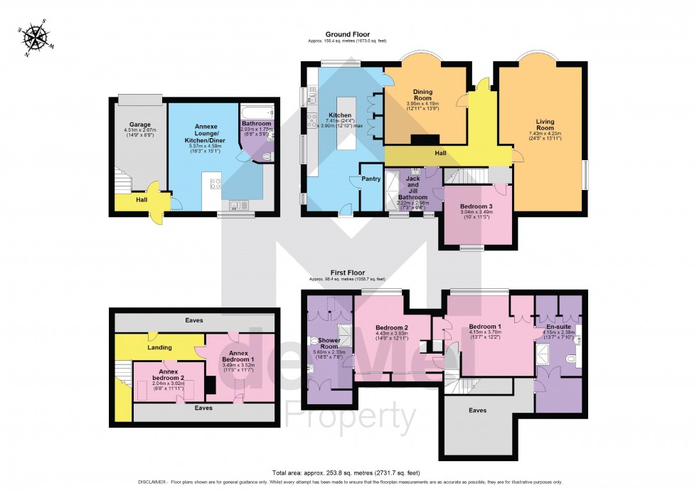 Floorplan for Teddington, Gloucestershire