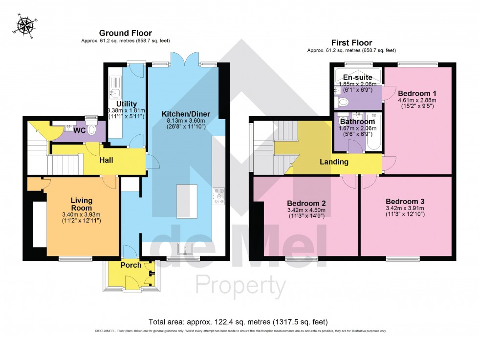 Floorplan for Evesham Road, Bishops Cleeve