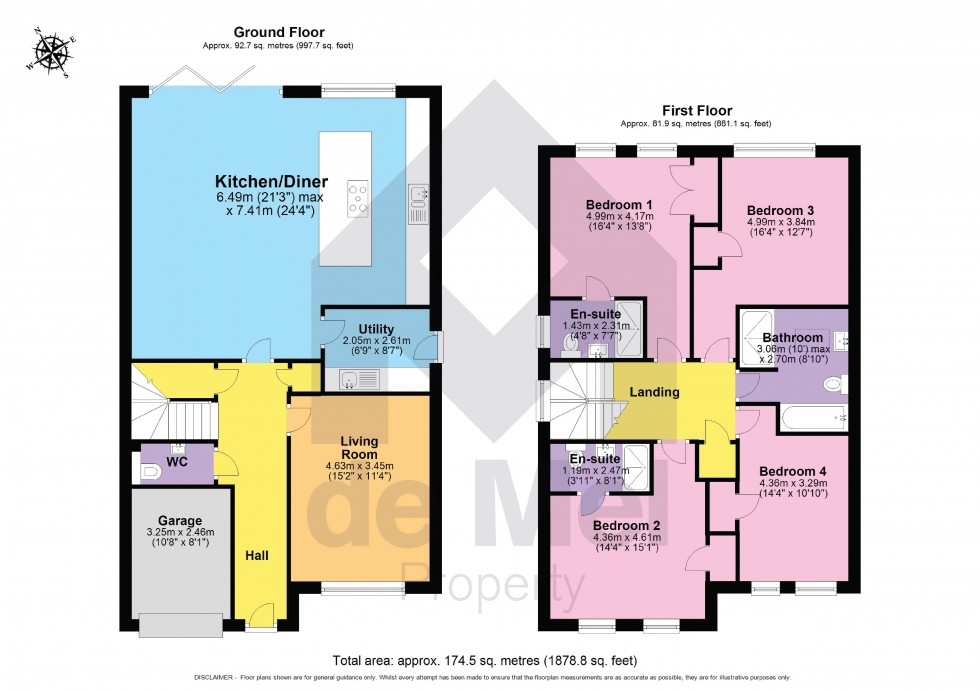Floorplan for The Kemscott, Dunstan Glen