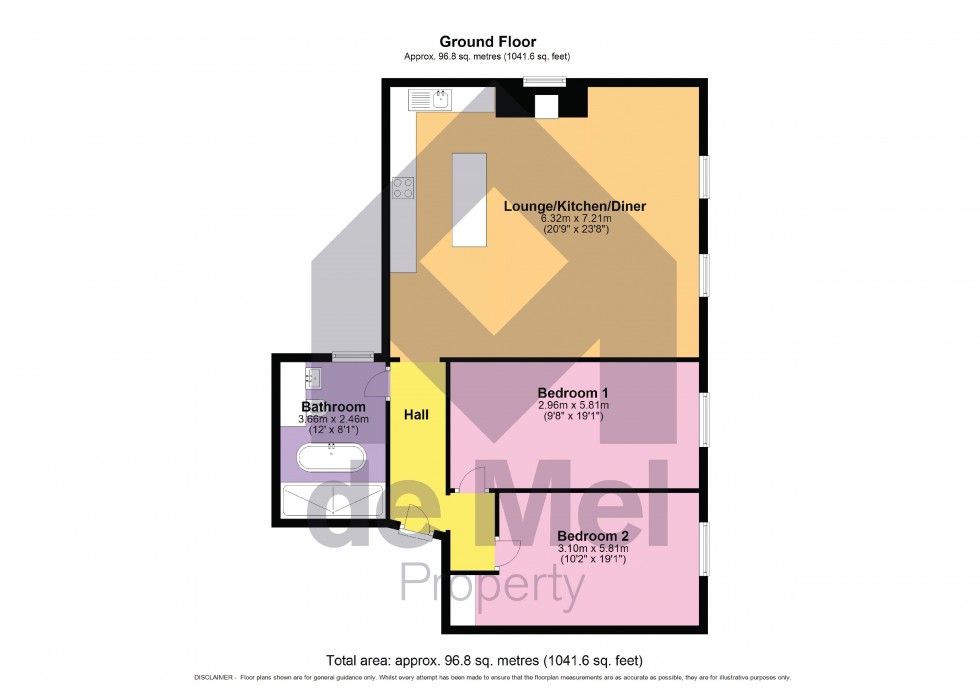 Floorplan for The Old Mansion House, Prestbury