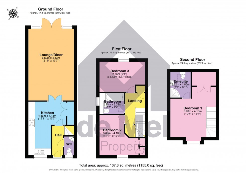 Floorplan for Cordwainers Road, Cheltenham