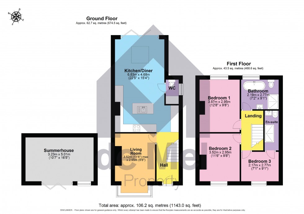 Floorplan for Fairfield Avenue, Leckhampton