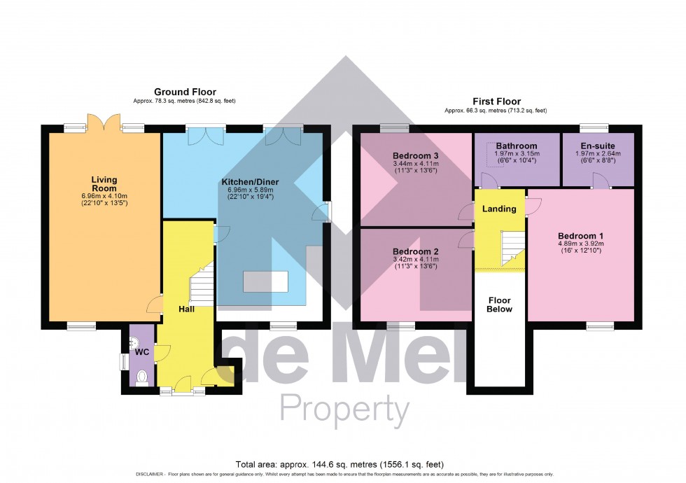 Floorplan for Vicarage Lane, Gloucester