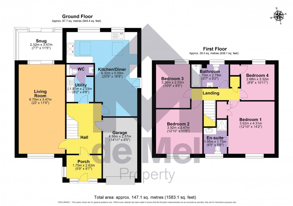 Floorplan for Riverside, Winchcombe