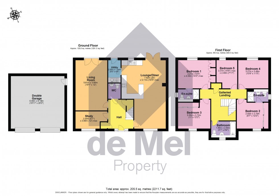 Floorplan for Barleyfields Avenue, Bishops Cleeve