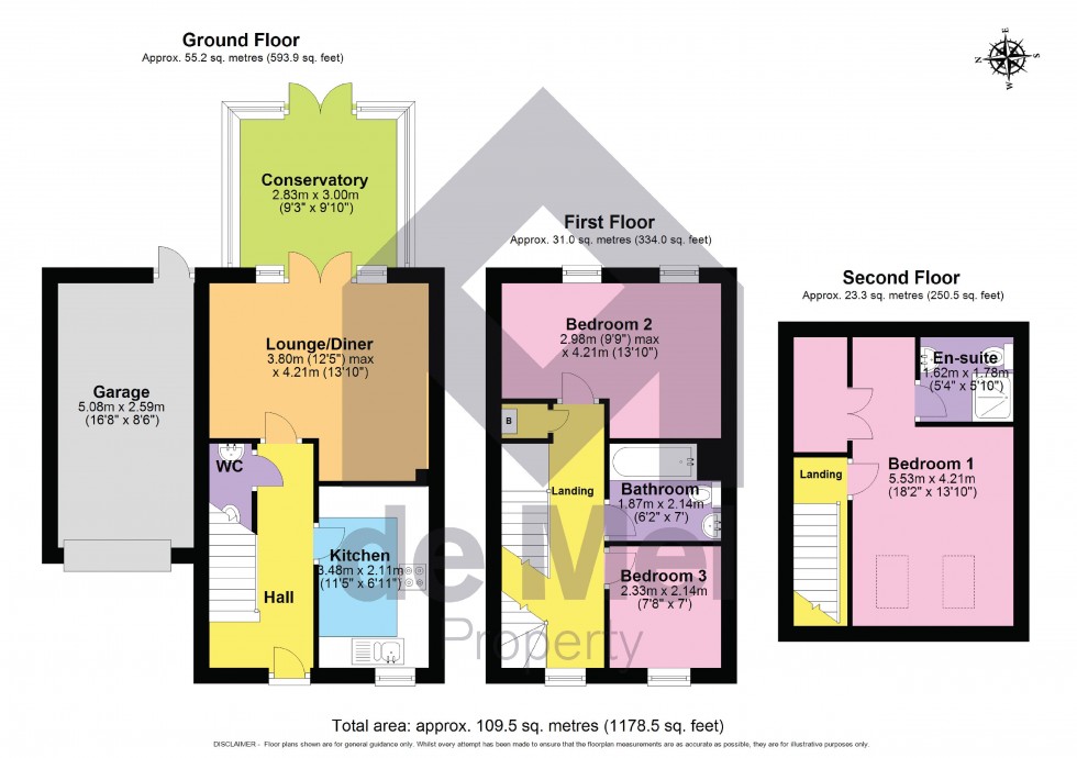 Floorplan for Hanson Gardens, Bishops Cleeve