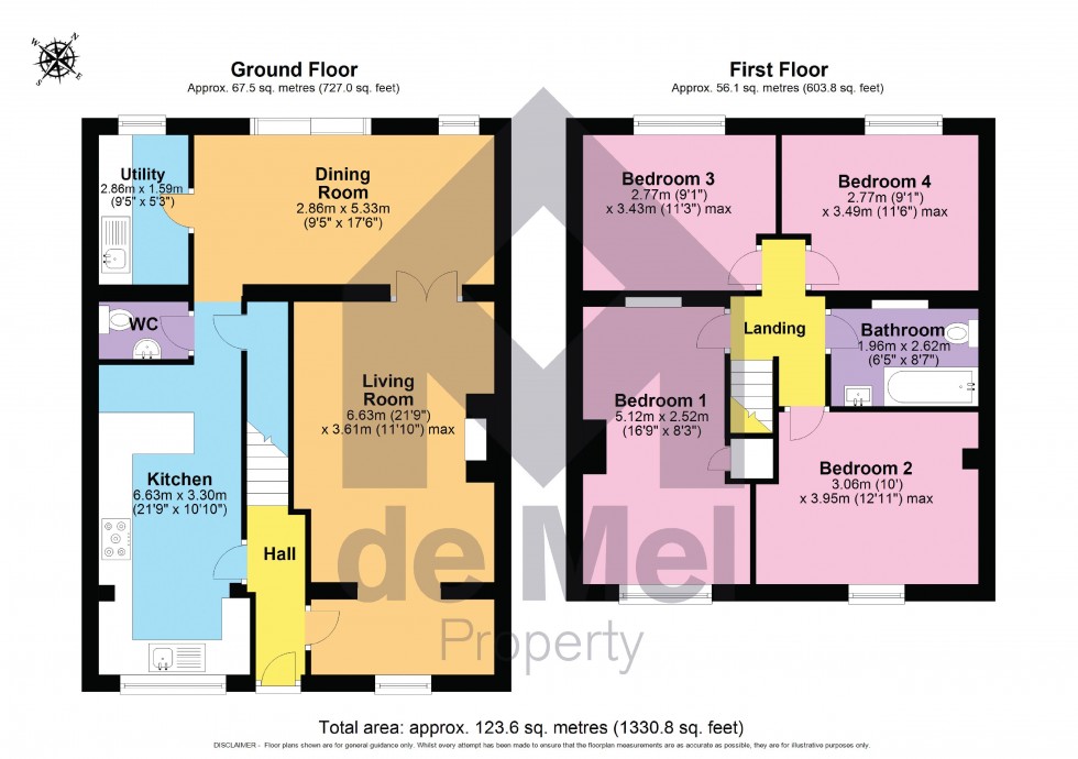Floorplan for Enfield Villas, Winchcombe