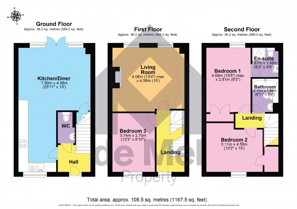 Floorplan for Washpool Road, Bishops Cleeve