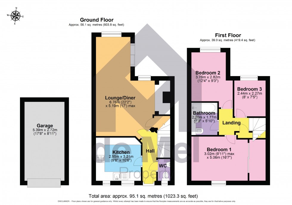 Floorplan for Hisnams Field, Bishops Cleeve