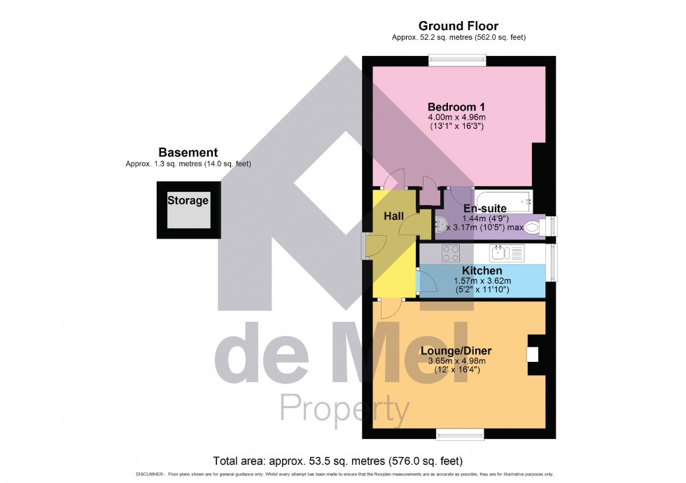 Floorplan for St. Georges Road, Cheltenham