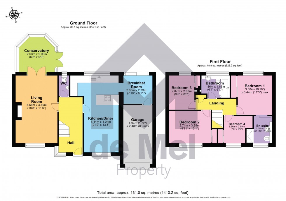 Floorplan for The Rowans, Woodmancote