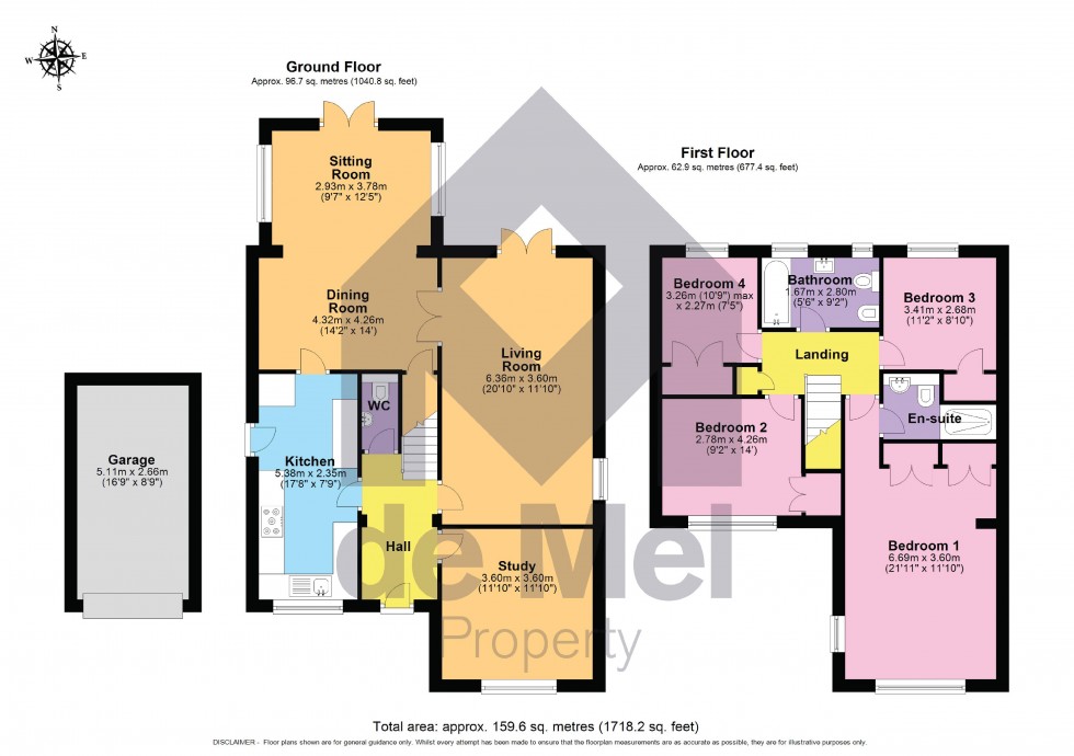 Floorplan for Teddington, Gloucestershire