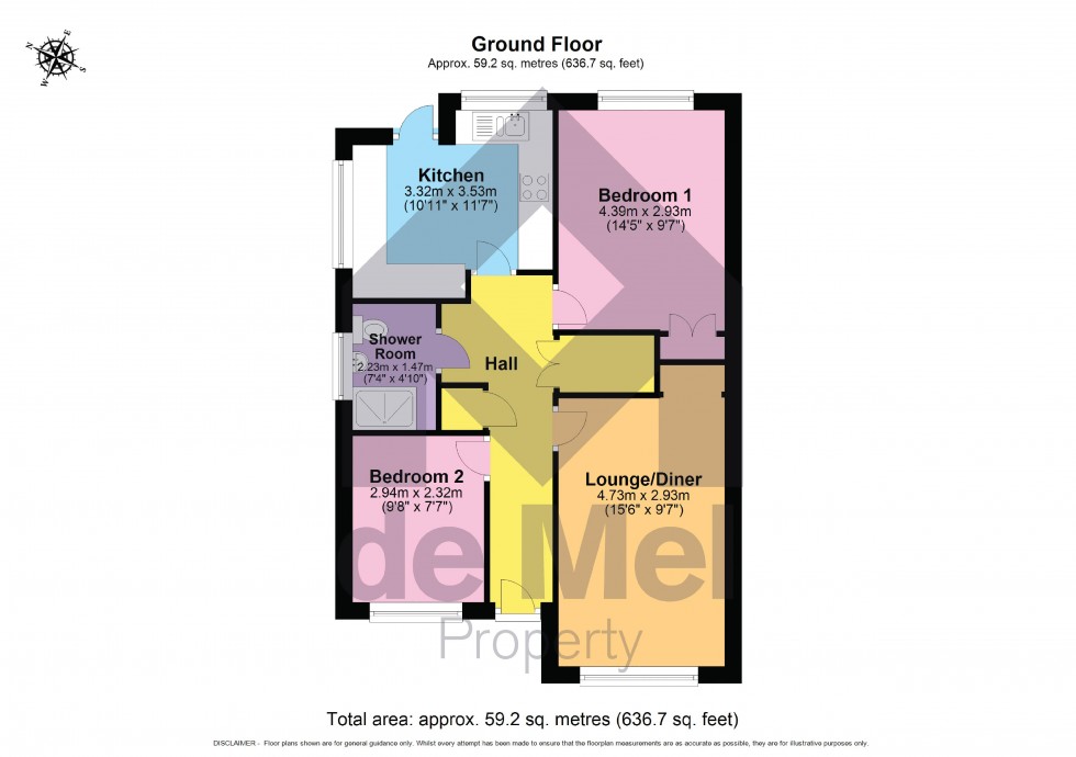 Floorplan for Summers Road, Winchcombe