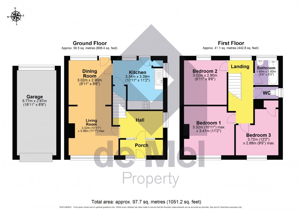 Floorplan for Withyfield Road, Bishops Cleeve