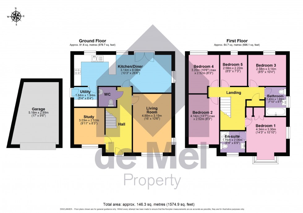 Floorplan for Vermeil Grove, Bishops Cleeve