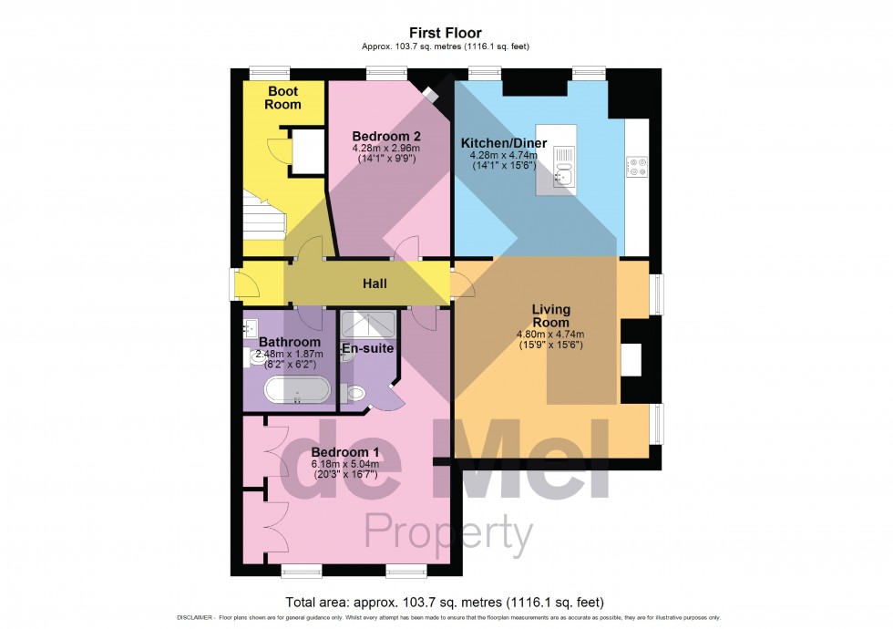 Floorplan for High Street, Prestbury